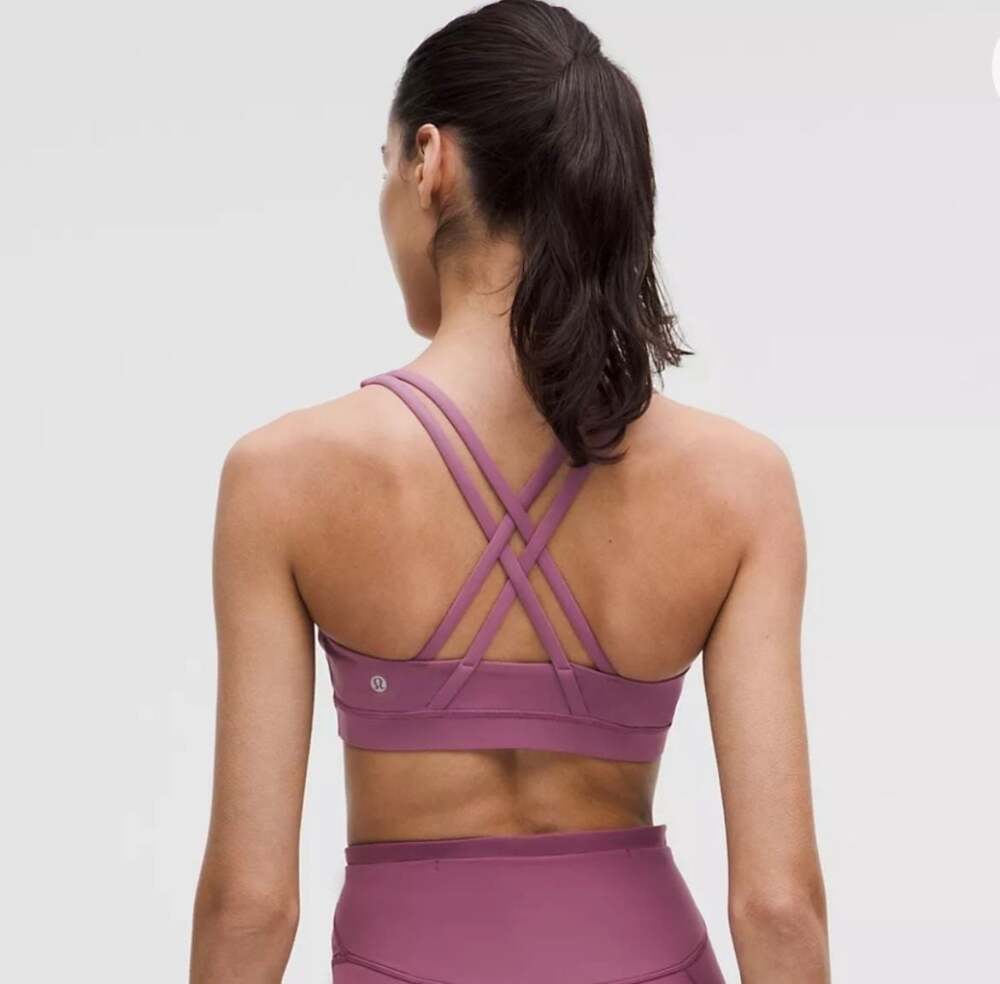 ✨SALE Lululemon Energy Bra Medium Support B-D Cup Vintage Plum